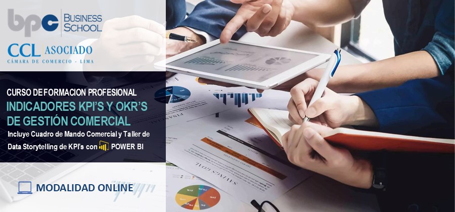 33° Curso de KPI's y OKR's de Gestión Comercial